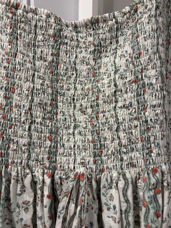 Hill House Home The Anita Nap Dress - Green Provence Floral - Picture 2 of 5